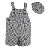 Newborn Boys Crabs Shortall Sunsuit with Cap