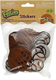 Darice Feltie Stickers, Baseball, 52-Pack