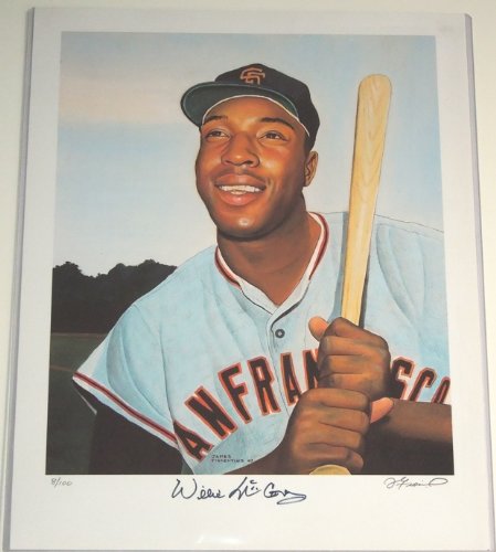Willie McCovey Autographed San Francisco Giants 16x20 Limited Edition Lithograph #8/100