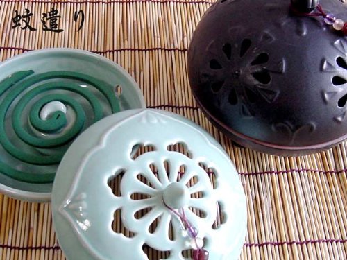 Cover image : インテリア雑貨 蚊取り 蚊取り線香入れフタ付き蚊やり_クレマチス