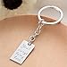 2pcs You'll always be my hero I'll always be your little girl Key Chain Ring Set Father's Day Dad Gift