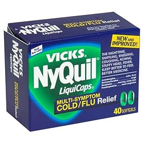 Vicks Nyquil Multi-Symptom Cold & Flu Relief, LiquiCaps 40 ea