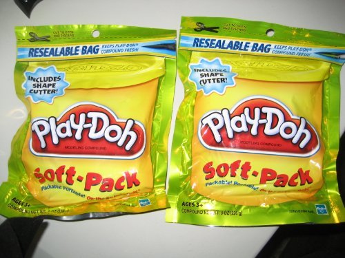 Play-doh Soft Pack Yellow (2 Pack)