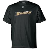 NHL Men's Anaheim Ducks Primary Logo T-Shirt (Black, X Large)