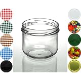 Cap+Cro - 15 St�ck Sturzgl�ser 250 ml, Deckelfarbe: goldvon "Cap+Cro"
