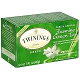 Twinings Jasmine Green Tea, 1.41-Ounce Boxes (Pack of 6)