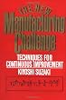 New Manufacturing Challenge: Techniques for Continuous Improvement