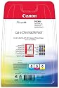 Canon CLI-8 ChromaLife Tintenpatronen Multipack (cyan, magenta, gelb) inkl. GP-501 Glossy Fotopapier