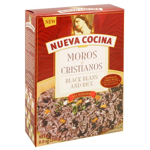 Nueva Cocina Black Beans & Rice, 8-Ounce Units (Pack of 6) by Nueva Cocina