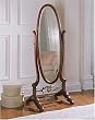 Cheval Mirror in Cherry By Powell Furniture