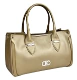 Salvatore Ferragamo Tan PVC Leather Marcella Bag 21-7814
