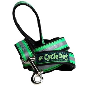 Click here to buy Recycled Bicycle Tube Dog Leash by Cycle Dog.