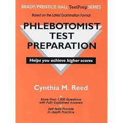 Phlebotomist Test Preparation (Brady/Prentice Hall Test Prep)