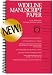 (SW-046001-W) Deluxe Professional Wire Bound Manuscript Paper, Wide Line Staff Paper,...