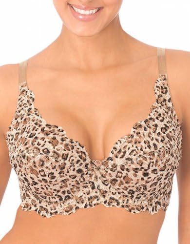 QT Intimates Women's All over Lace Underwire Bra