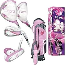 Intech Flora Junior Girls Golf Club Set (Right-Handed, Age 4 To 7)