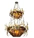 Meyda Tiffany - 71372: Rustic Lodge Animals - 66"W X 100" 2 Tier Elk Antler Chandelier