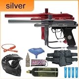 Spyder Sonix Paintball Gun Silver Package