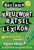 Reclams Kreuzwort Rätsel Lexikon. CD-ROM für Windows 98/SE/ME/NT 4/2000,XP. Eigene Rätsel erstellen und gestalten.