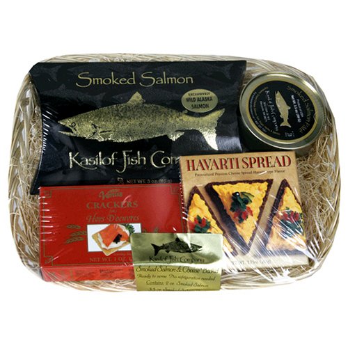 Kasilof Fish Company Salmon & Cheese Basket, 10.25-Ounce Unit by Kasilof