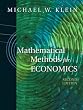 Mathematical Methods for Economics (Addison-Wesley Series in Economics)