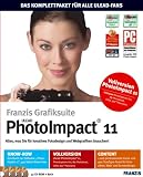 Die GrafikSuite PhotoImpact 11. CD-ROM.