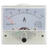 uxcell　ミリアンペアアナログ　電流パネルメータ　電流試験　AC 0-100A　レンジ電流　2.5精度