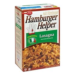 Hamburger Helper, Lasagna, 6.4-Ounce Boxes (Pack of 6)