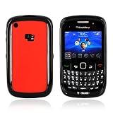 Blackberry Curve 8520 8530 Accessory Bundle Case Red Charger Case Screen Cover