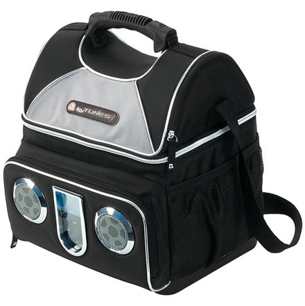 Icy Tunes 18 Can Soft Cooler-Black
