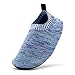 Kids Toddler Slippers Baby House Shoes for Boys Girls Athletic Socks with Indoor Outdoor Lightweight Non-Slip Rubber Sole(6.5-7 Toddler,Blue,150)