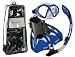 U.S.Divers Admiral Lx / Island Dry Lx / Trek / Travel Bag (Electric Blue, Fin Size 10-13)