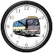 City Municipal Transit Transportation Bus No.1 Wall Clock by WatchBuddy Timepieces (B...