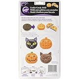 Wilton 2115-0222 Halloween Cat, Pumpkin, Candy Cookie Mold