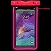 Samsung Galaxy Grand Prime G530 Case, Galaxy Grand Prime Waterproof Snowproof Dry Money Bag by iViva Hiking Boating Swimming Fishing (Hot Pink Lightning Waterproof)