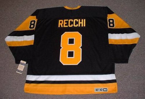 Buy MARK RECCHI Pittsburgh Penguins 1991 CCM Vintage Throwback Away Hockey Jersey