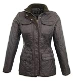 Barbour Ladies Utility Polarquilt Jacket - Dark Brown LQU0021BR91 (L1802) - UK 8