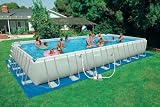 Intex 16 ft. x 32 ft. Rectangular Ultra Frame Swimming Pool Set