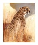 Waiting Animals Art Poster Print by Tiron Hunt, 20x24