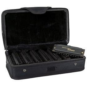 Hohner Piedmont Blues Harmonica set with Bonus Hurricane Harps "Hot House Blues" Harmonica