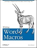 Books : Writing Word Macros