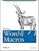 Writing Word Macros: An Introduction to Programming Word using VBA