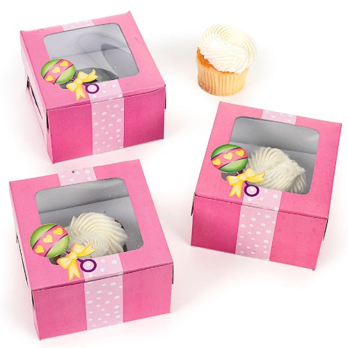 Baby Girl Cupcake Boxes (1 dz)