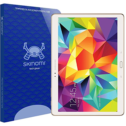 Samsung Galaxy Tab S Screen Protector (10.5"), Skinomi Tech Glass Screen Protector for Samsung Galaxy Tab S Clear HD and 9H Hardness Ballistic Tempered Glass Shield