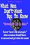 What Men Don't Want You To Know