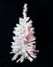 3' Pre-Lit White Artificial Christmas Tree - Pink Lights