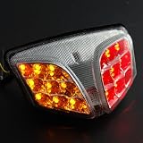 Durable Motorcycle Dirt Bike Street Bike Transparent Clear Brake Stop Tail Light... by Astra Security