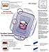 LOCK & LOCK 11-Fluid Ounce Round Food Container, Tall, 1-1/2-Cup