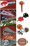 NFL Football Party Favors, Pennants, Cupcake Picks and Balloon