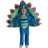 Deluxe Baby and Toddler Peacock Costume - Toddler 1-2 years